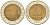 СССР 10 рублей 1991 ЛМД, ГКЧП KM 295, Федорин 15 биметалл UNC 4513-532