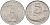 Италия 5 лир 1997 R, дельфин KM 92 алюминий  UNC  4594-638