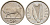 Ирландия 5 пенсов 1993 бык KM 28 медно-никель 4174-852
