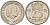 Нидерланды 25 центов 1951 Юлиана (1949-1980) KM 183 никель    4598-347