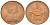 Фиджи 1 цент 1969 KM 27 бронза UNC 4621-115