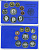 ФРГ государственный набор из 10 монет 2000 D    PROOF  3-5-3-33