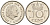 Нидерланды 10 центов 1977 Юлиана (1948-1980) КМ 182 никель    4602-537