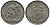 ЛЮКСЕМБУРГ 1 ФРАНК 1924 СТАЛЕВАР KM 35 никель 1520-615