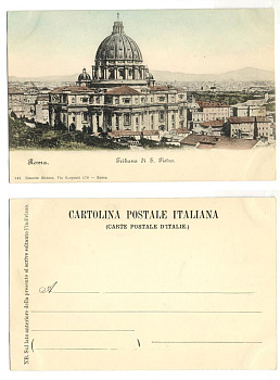 ИТАЛИЯ РИМ ВИД НА СОБОР СВ. ПЕТРА 153-15-22