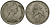 Великобритания 10 пенсов 1969 Елизавета II (1952-2022) KM 912, Spink 4231 (F1) медно-никель 4137-341