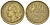 Франция 10 франков 1951 B, петух KM 915.2, Le Franc 363.5 алюминиевая бронза 175-635
