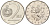 Словакия 2 кроны 1994 KM 9 сталь плакированная никелем 4152-915