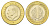 Турция 1 лира 2024 Кемаль Ататюрк KM?1575 биметалл UNC 4390-427