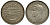 Новая Зеландия 1/2 кроны 1943 Георг VI (1936-1952) KM 11 серебро 272-1024