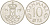 ДАНИЯ 10 ЭРЕ 1979 B; B, МАРГРЕТЕ II (1972-) KM 860.2 медно-никель 3309-166