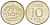 Швеция 10 эре 1955 TS, Густав VI Адольф (1950-1973) KM 823 серебро 192-146
