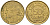 ФРАНЦИЯ 50 САНТИМОВ 1932 ТИП MORLON, OPEN 9, С ЯГОДОЙ KM 894.1, LE FRANC 192.7 алюминиевая бронза 44-727