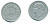 Франция 5 франков 1945 KM 888b.1, Le Franc 339.3 алюминий 84-636