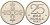 Норвегия 25 эре 1977 Улаф V (1958-1991) KM 417 медно-никель UNC 4580-1048