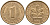 ФРГ 1 пфенниг 1980 G КМ 105 J.380 сталь плакированная медью 4392-1028