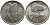 ИРЛАНДИЯ 1 ФЛОРИН = 2 ШИЛЛИНГА 1964 ЛОСОСЬ KM 15а медно-никель 4531-825