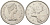 Канада 25 центов 1984 Елизавета II (1952-2022), олень KM 74 никель aUNC 4616-757