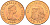 Джерси 2 пенса 1984 Елизавета II (1952-2022), Сент-Хелиер KM 55 бронза UNC 4583-134