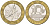 Франция 10 франков 1989 тип гений Бастилии KM 964.1, Le Franc 375.3 биметалл 113-256