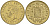 Испания 1 песета 1975 (80) Хуан Карлос I (1975-2014) KM 806 алюминиевая бронза 4155-444
