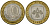 Россия 10 рублей 2009 СПМД, серия Российская федерация, республика Коми KM 996 биметалл 4583-711
