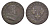 Франция 2 турнуа 1633 Людовик XIII (1610-1643) KM 72 медь 1522-1012