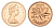 Канада 1 цент 1971 Елизавета II (1952-2022), кленовый лист KM 59.1 бронза PROOF-LIKE (BU) 4630-915