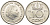 Нидерланды 10 центов 1976 Юлиана (1948-1980) КМ 182 никель 112-351