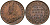 Британская Индия 1/4 анна 1936 Георг V (1910-1936) KM 512 бронза UNC 94-253