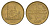 Египет 10 пиастров 1992 KM 732 латунь UNC 4629-515
