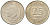 Турция 25 курушей 2011 KM 1242 медно-никель 4610-1111