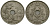 Бельгия 25 сантимов 1921 Belgique KM 68 медно-никель 4168-1232