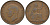 Великобритания 1 пенни 1940 Георг VI (1936-1952) KM 845, Spink 4114 бронза 4144-914