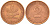 ФРГ 2 ПФЕННИГА 1971 J KM 106a, J.381a сталь плакированная сталь плакированная медьюю 4396-1563