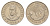 Никарагуа 25 сентаво 1952 KM 18.1 медно-никель aUNC 1528-1324