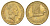 Новая Зеландия 2 доллара 1990 Елизавета II (1952-2022), большая белая цапля KM 79 алюминиевая бронза 4652-711