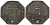 Фленсбург (Пруссия, Шлезвиг-Гольштейн) 5 пфенингов 1917 Funck 131.2, Men05 7331.5, Men18 9227.5 цинк 4610-1232
