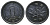 ЯПОНИЯ 1 ЙЕНА 1965 ГОД 40, KM 74 алюминий 4384-1241