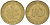 ФРГ 10 ПФЕННИГОВ 1973 G KM 108, J. 383 сталь плакированная латунью 4182-834