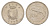 Мальта 10 центов 1995 золотая макрель KM 96 медно-никель 4632-864