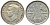 Австралия 3 пенса 1950 m, Георг VI (1937-1952), без букв KM 44 серебро 71-148