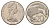 Новая Зеландия 20 центов 1982 Елизавета II (1952-2022), птичка киви KM 36.1 медно-никель 4182-1235