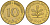 ФРГ 10 пфеннигов 1991 D KM 108, J. 383 сталь плакированная латунью 4175-1135