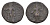 Кушанское Царство драхма 127-150 Канишка I, царь у алтаря / бог Митра Mitch AC 3185 бронза 1515-1832