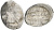 Русское Царство копейка 1547-1584 Иван IV Васильевич, Псковский  монетный двор, 0,70 ГР ГиК №93 серебро 262-211