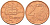 ГРЕЦИЯ 2 ЕВРОЦЕНТА 2002 KM 182 сталь плакированная медью UNC 214-344