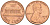 США 1 ЦЕНТ 1977 D, ЛИНКОЛЬН KM 201 медь цинк 188-322
