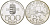 Венгрия 500 форинтов 1993 интеграция в ЕС, мост с Европой KM 704 серебро PROOF 11-171-25