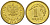 Польша 1 грош 2015 MW Y 923 сталь плакированная латунью UNC 4617-1165